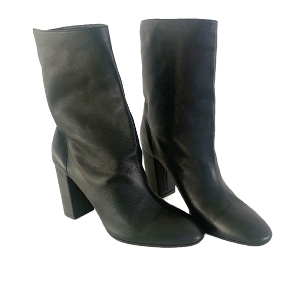 Aquazzura Boogie Bootie Italian Black Women’s Size 40 US Size 9 - Picture 4 of 10